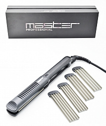 Утюжок MASTER Professional MP-109 гофре с насадками