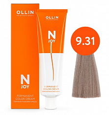 9/31 блондин золотисто-пепельный 100мл Ollin N-Joy 9/31 блондин золотисто-пепельный 100мл Ollin N-Joy