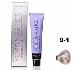 9/1 блондин пепельный 60мл Ollin Performance 9/1 блондин пепельный 60мл Ollin Performance