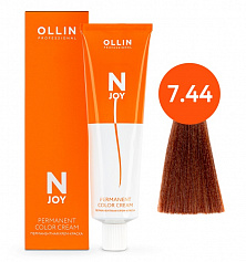 7/44 русый интенсивно-медный 100мл Ollin N-Joy 7/44 русый интенсивно-медный 100мл Ollin N-Joy