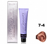 7/4 русый медный 60мл Ollin Performance 7/4 русый медный 60мл Ollin Performance
