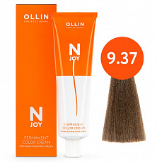 9/37 блондин золотисто-коричневый 100мл Ollin N-Joy