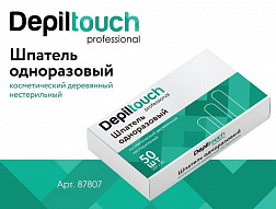 Шпатель деревянный Depiltouch 50шт  200х25мм