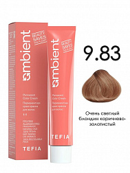9.83 Очень светлый блондин коричнево-золотистый 60мл AMBIENT 9.83 Очень светлый блондин коричнево-золотистый 60мл AMBIENT