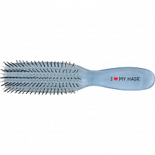 Щетка I LOVE MY HAIR 1803 Русалочка синяя прозрачная S Щетка I LOVE MY HAIR 1803 Русалочка синяя прозрачная S