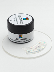 Гель LOKONOKO 15мл моделирующий POLARIS 02 Гель LOKONOKO 15мл моделирующий POLARIS 02