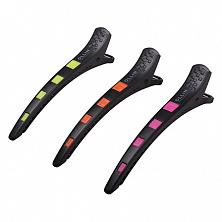 Зажим Ollin Professional 398424 6шт с силиконовыми вставками