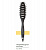Щетка OLLIN Professional 392736 вогнутая черная