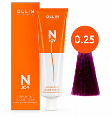 0/25 фиолетово-махагоновый розовый 100мл Ollin N-Joy 0/25 фиолетово-махагоновый розовый 100мл Ollin N-Joy