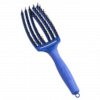 Щетка Olivia Garden ID1834 Fingerbrush Care Iconic Boar&Nylon BLUE JEANS