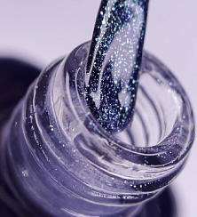 Гель-лак IQ Beauty 10мл верхнее покрытие 109 Blue shimmer