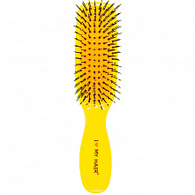 Щетка I LOVE MY HAIR 1503 Spider Classic желтая глянцевая S Щетка I LOVE MY HAIR 1503 Spider Classic желтая глянцевая S