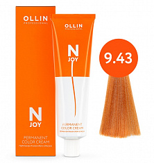 9/43  блондин медно-золотистый 100мл Ollin N-Joy