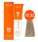 10/32 светлый блондин золотисто-фиолетовый 100мл Ollin N-Joy