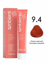 9.4 Очень светлый блондин медный 60мл AMBIENT