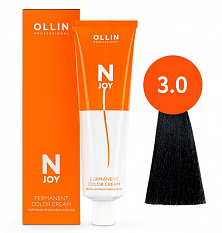 3/0 темный шатен 100мл Ollin N-Joy