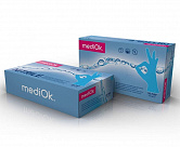 Перчатки Mediok нитрил 100шт S Ocean голубые Перчатки Mediok нитрил 100шт S Ocean голубые
